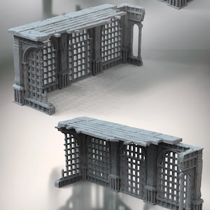 Tabletop RPG Terrain - Gothic Ruins - Dungeons and Dragons - Pathfinder - Digital STL Bundle