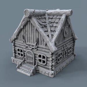 Tabletop RPG Terrain - Viking Village House - Dungeons and Dragons - Pathfinder - Commercial Digital STL Bundle