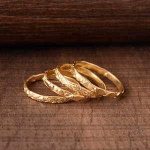 Stack Ring, Gold Stack Ring, 14k Gold Filled Ring, Stack Ring, Thin Gold Ring, Gold Ring, Simple Gold Ring, Stack Gold Ring, Hammered Ring