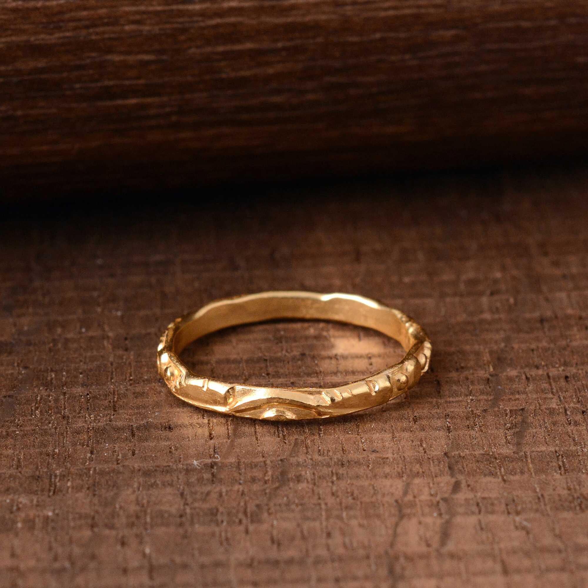 Gold Stackinf Rong's 14K Gold Stack Ring, Dainty Minimalist Stacking Ring, Thin Gold Band ...