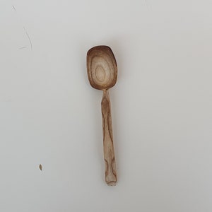 Handgemaakte houten lepel, eetlepel, handgemaakte houten lepel, acaciahout, houten kooklepel, designlepel, verzamellepel, perfect cadeau