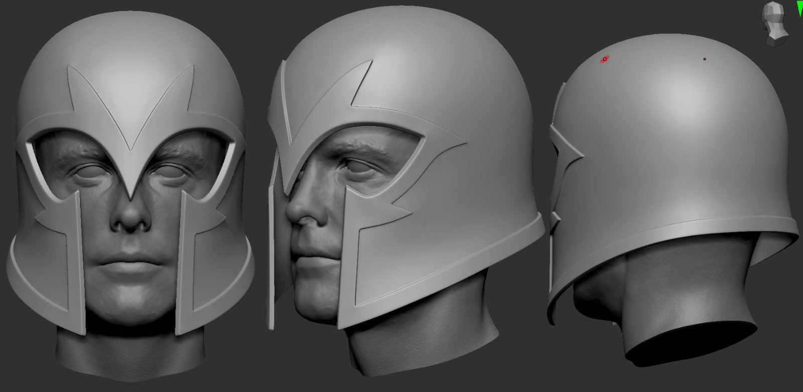 STL file 3D Printable File: Magneto Helmet X-Men Replica STL File 📁・3D  print model to download・Cults
