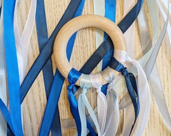 Handvlieger WATER, Sensorisch speelgoed, Waldorf-speelgoed, Montessori-speelgoed, Pretend Play voor peuters, Dansstreamers