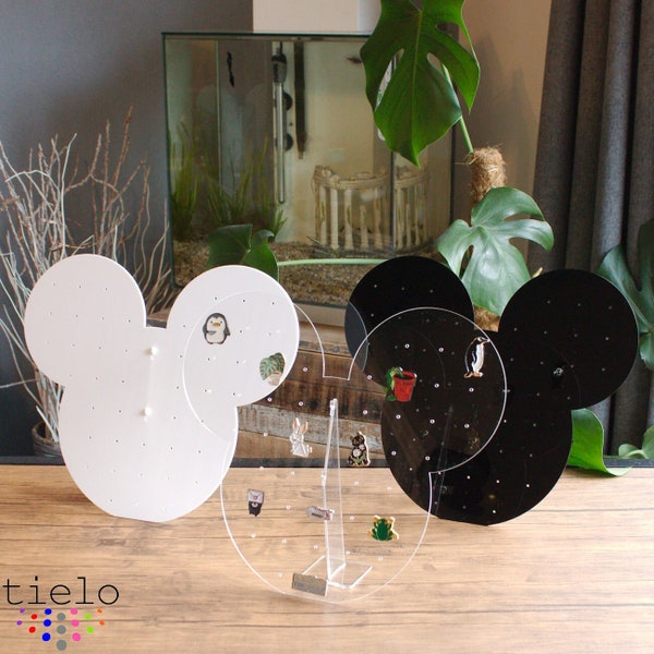 Enamel Pin Badges Holder Mickey Mouse Inspired, Disney Lovers, Display Organiser Board Freestanding