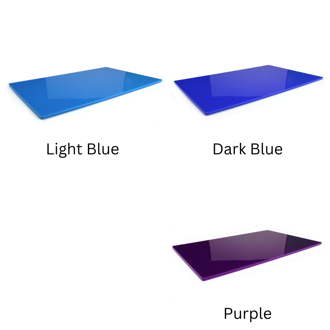 Acrylic Placemat 30x22cm Rectangle Hardwearing & Long Lasting Plastic