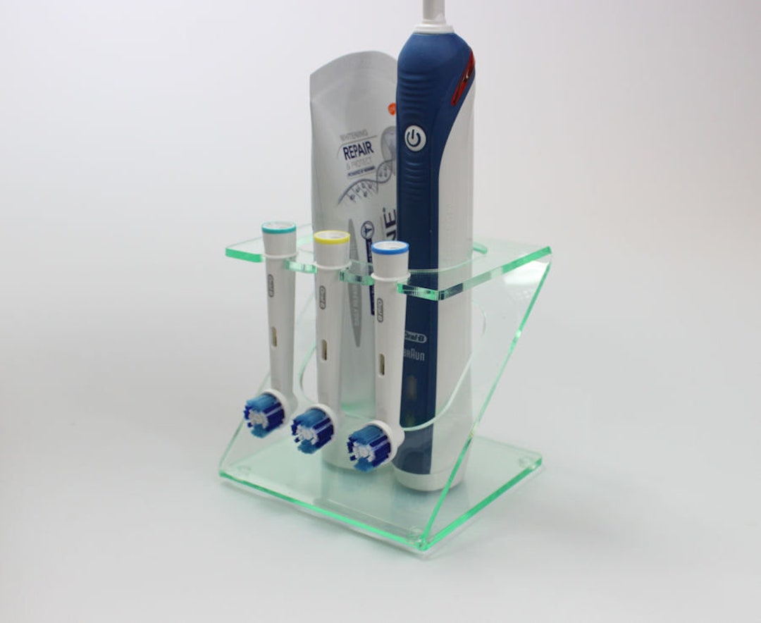 Green Electric Toothbrush Head Holder Oral B Heads Stand Etsy UK