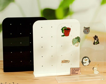 Enamel Pin Badges Holder Display Organiser Board Freestanding Brooch