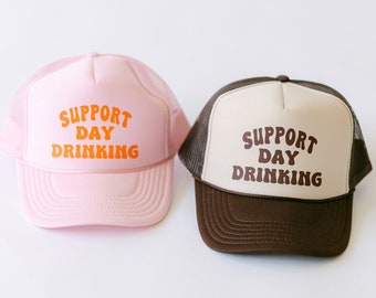 Custom Trucker Hat | Slogan Trucker Hat | Party Trucker Hat | Custom Saying Hat | Day Drinking Trucker Hat | Tailgate Trucker Hat