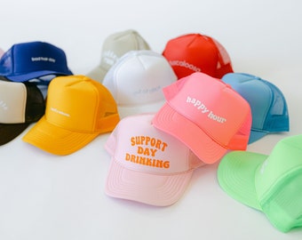 Custom Trucker Hat | Slogan Trucker Hat | Party Trucker Hat | Custom Saying Hat | Running Late Trucker Hat | Out of Office Trucker Hat