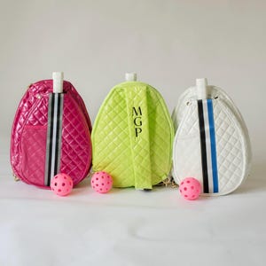 Personalized Pickleball Backpack | Embroidered Pickleball Backpack | Pickleball Paddle Backpack | Custom Pickleball Sports Bag | Custom Bag