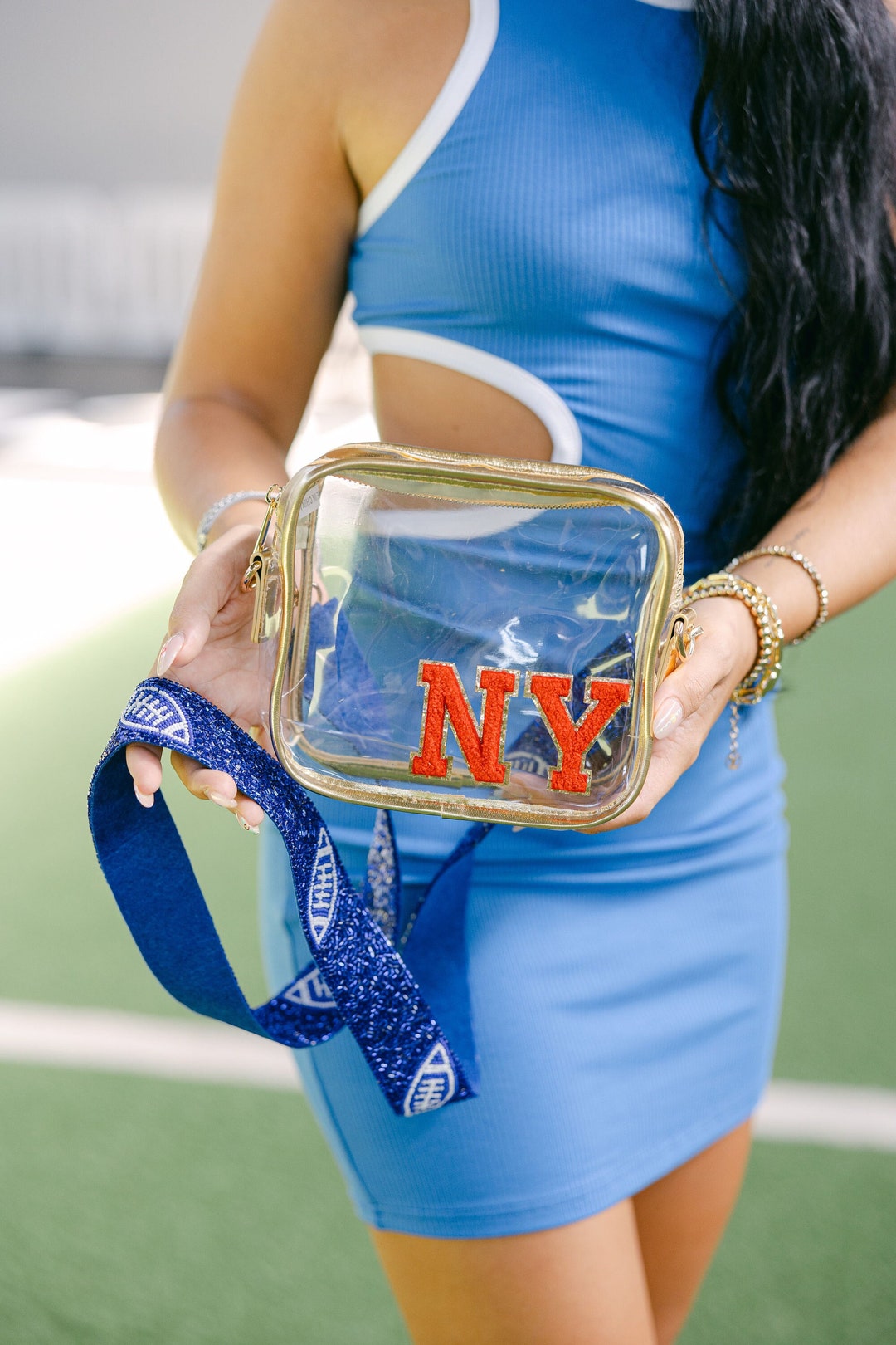Stadium Clear Crossbody Bag Custom Game Day Bag Clear Etsy