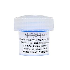 TWL J-PEN Rose 5N Gold Pen Plating Solution  - 20 ml