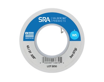 SRA Water Soluble NC 63/37 Wire .020 Diameter - 2oz Spool