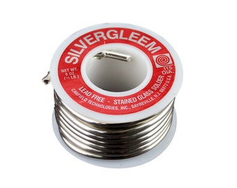 Canfield Lead-Free Silvergleem Solder, 1/2 Lb spool