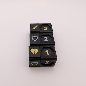 Damage token, attack, defense, counter, Lorcana TCG, Gundam TCG, game counter, personalized colours, Trading Card Game, TCG