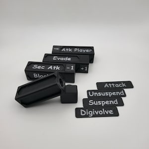 Segnalini/segnalini parola chiave +/-, segnalino gioco Digimon TCG, colori personalizzati, gioco di carte collezionabili, TCG