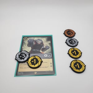 Ensembles de compteurs de dégâts, compatible Lorcana TCG, ensembles de compteurs de jetons, compteur de dégâts, compteur de volonté