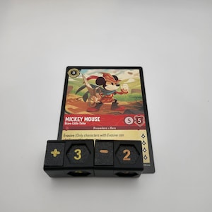 Contatore del potere di battaglia, contatore dei costi, +/-, Lorcana TCG, Gundam TCG, contatore del gioco, colori personalizzati, gioco di carte collezionabili, TCG