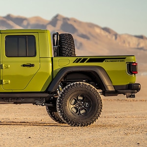 Jeep Gladiator Accessories Bed Stripe Graphics Decal For Trucks Vinyl Decal Sticker - Comes in Pair for Both Sides!