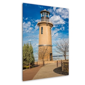Clover Island Lighthouse Fine Art Wall Decor Washington State Coastal Landscape Print Home Nautical Gift