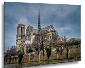 Notre Dame Cathedral Fine Art Print: Paris Gothic Architecture Wall Art