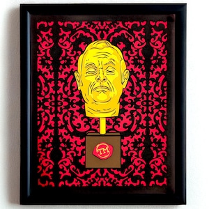 Taskmaster Trophy Layered Paper Art