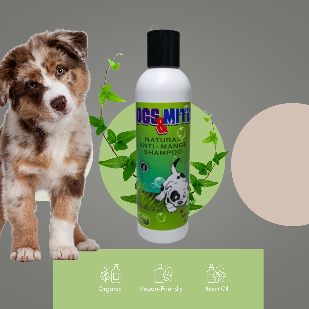 Ovante Dogs N Mites Anti Mange Shampoo for Demodex Mites, Mange