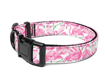 Palm Springs Flamingo Pet collar