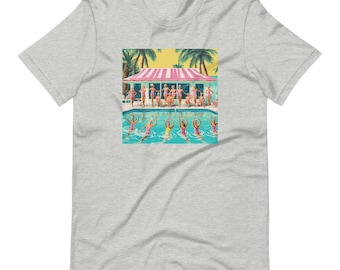 Synchronized Swimmers Unisex t-shirt