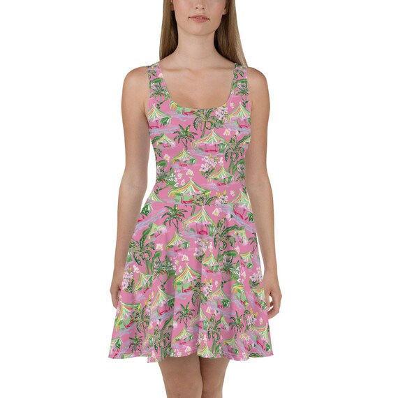 jersey knit skater dress Canyon River Blues A-line Jersey Knit Skater Dress Women s L