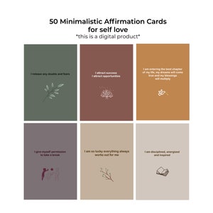 Schede di affermazione stampabili per la crescita personale, pratica l'amore per se stessi, citazioni positive, schede stampabili, download digitale, citazioni sulla manifestazione