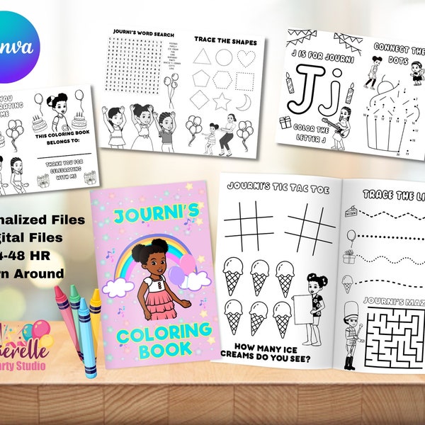 Gracie's Corner Coloring Books - Etsy