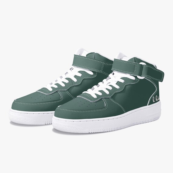 High top leather tennis shoes best sale