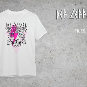 Leppard png file for sublimation t-shirt def leppard