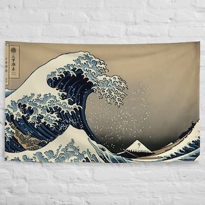 The Great Wave at Kanagawa by Katsushika Hokusai | Printed Flag