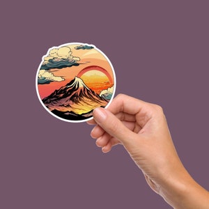 Mount Fuji Sticker - Vinyl Sticker