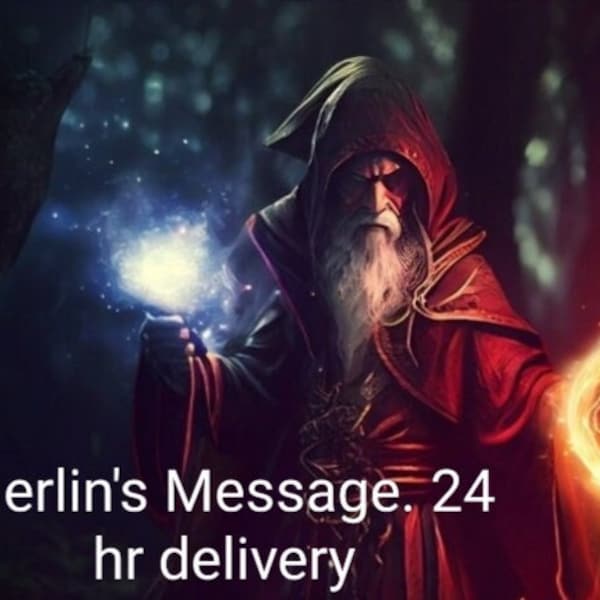 Merlins Botschaft – Ausführliche kanalisierte Botschaft (2-3 Seiten PDF). 24-Stunden-Lieferung