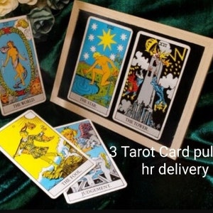 Tirada de Tarot de 3 Cartas con Mensaje Canalizado. Entrega en 24 horas. PDF