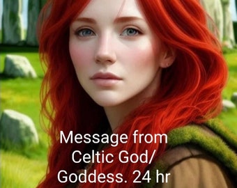 Celtic Deity Message (2 Pages in-Depth Channeled Reading). 24 hr delivery. PDF