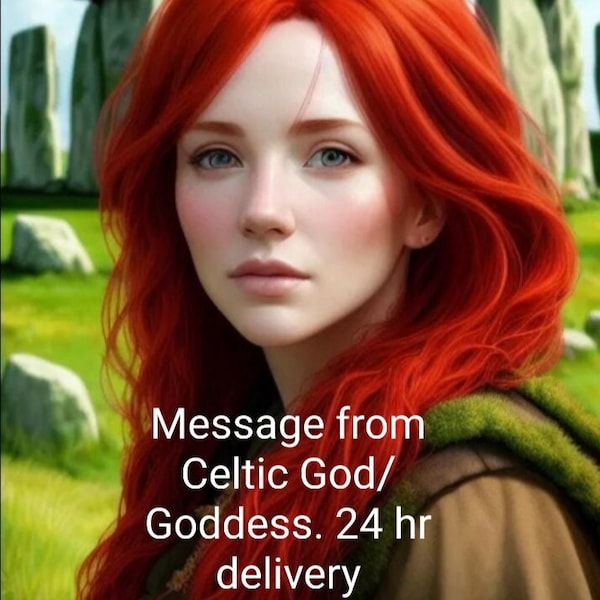 Celtic Deity Message (2-3 Pages in-Depth Channeled Reading). 24 hr delivery. PDF