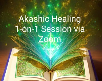 Akashic Healing 1-on-1 session via Zoom 1 hr