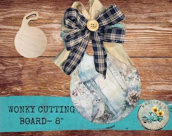 Wonky Cutting Board- 8 inch DIY Crafts-Squash shaped