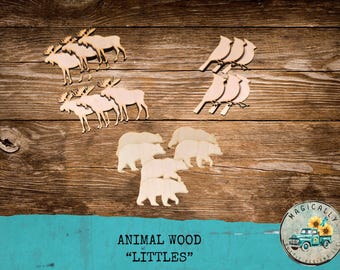 Animal Littles Wood Cutouts: DIY Craft Embellishments
