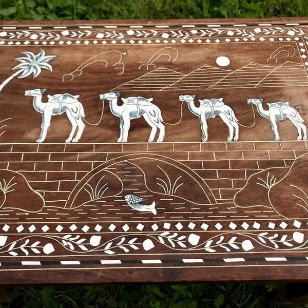 Indian numbered coffee table