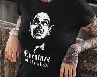 Creature Of The Night T-Shirt: Gothic Dracula Vampire Tee