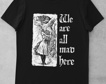 Alice in Wonderland T-Shirt: Cheshire Cat Gothic Clothing