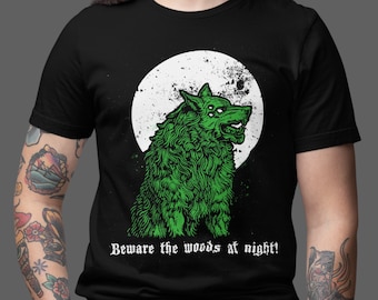 Wolf Moon Unisex T - Etsy