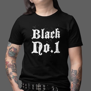 Black No 1 Unisex T-Shirt - Type O Negative Shirt Goth TShirt Doom Metal T-Shirt Peter Steele Shirt Gothic Clothing Goth Pentagram Shirt