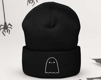 Gorro de fantasma bordado – Gorro de Halloween