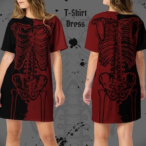 Halloween oversized t shirt dress hot sale
